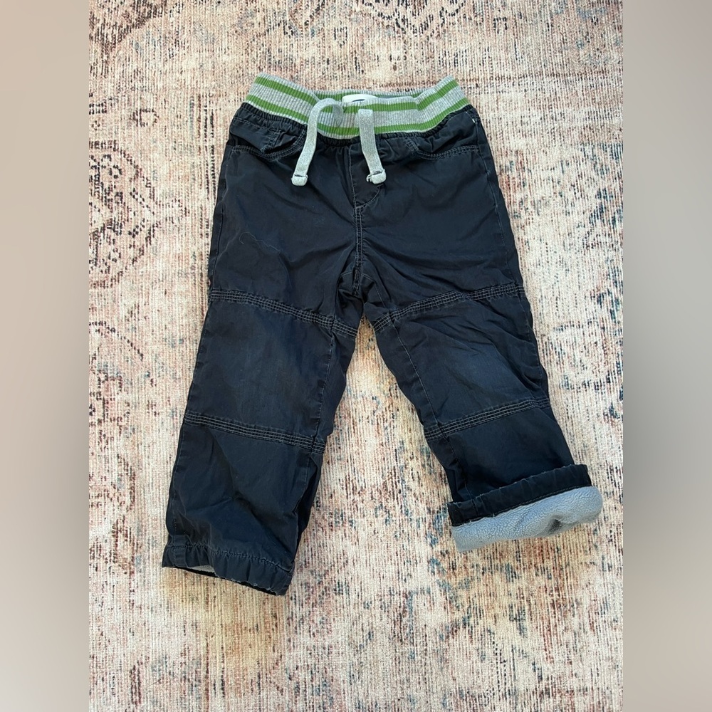 Old Navy Black Kids Casual Bottoms with Green Accents
